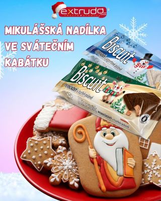 Když se blíží Mikuláš, v našich skladech to vždy začne vonět Vánocemi. A letos jsme naše oblíbené Biscuit plátky oblékli...